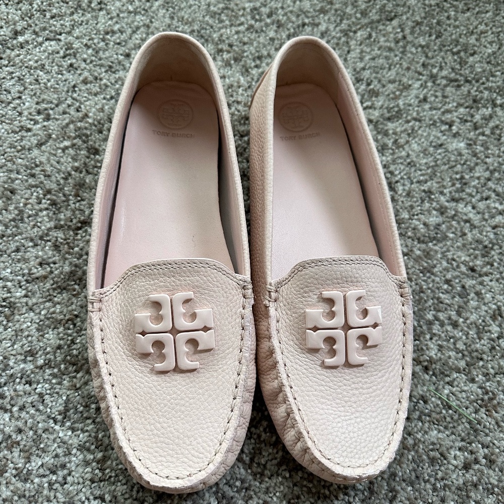 Tory Burch Pink Loafers